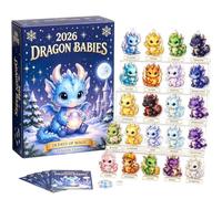 2026 Countdown Calendar | 24 Days Dragon Collectible Pendants