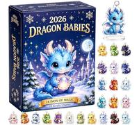 2026 Countdown Calendar - Acrylic Cartoon Advent Countdown Ornament