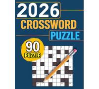 2026 Crossword Puzzle: Fun and Challenging Crossword Puzzle game for Adults and Seniors, Relaxing Brain for 2026