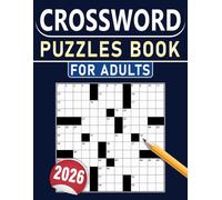 2026 Crossword Puzzles Book For Adults: Meaningful mental exercise to stay active, confident, and calm