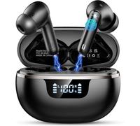 2026 Cuffie Bluetooth 5.4, Auricolari Bluetooth Stereo HiFi Con 4 ENC Microfoni Anti-Rumore, Durata 50 Ore Cuffiette In Ear, Impermeabili IP7 Cuffie Senza Fili, Cuffiette Touch Control, LED-Display