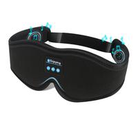 2026 Cuffie per dormire Maschera per occhi wireless Bluetooth 50 Stereo Maschera per occhi Cuffie auricolari Maschera per dormire Musica Mas
