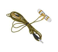 2026 - Cuffie universali per telefono in-ear con microfono, qualità del suono stereo per il tuo cellulare tramite connettore da 35 mm (giallo, taglia unica)