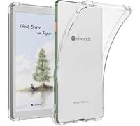 2026 Custodia protettiva antiurto in TPU trasparente morbido compatibile con Viwoods AiPaper Reader e AiPaper Reader C, protezione sui quattro angoli rialzati, flessibile e leggera antigoccia (Clear)