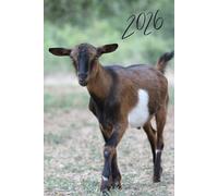2026 Cute Goat Planner: 6" x 9" Inches Weekly Daily Calendar