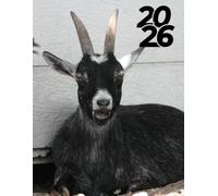 2026 Cute Goat Weekly Planner: 8.5" x 11" Inches Monthly Daily Calendar