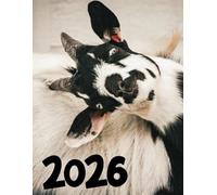 2026 Cute Goat Weekly Planner: 8.5" x 11" Inches Monthly Daily Calendar