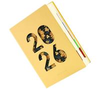 2026 Daily Planner - 8 Inch Agenda Book | PU Leather Notebook - A5 planner with 365 day layout tabs for students teachers to organize schedules appoi tments work tasks school and travel efficiently