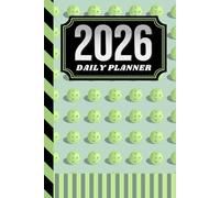 2026 Daily Planner: Hardcover / One Page Per Day / 6x9 Dated Organizer With Hourly Diary - 1 Hour Time Slots / To Do List / Notes Section / Scheduling ... Pattern - Pickle Ball Sports Art Cover