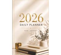 2026 Daily Planner: Hourly Schedule from 5 AM to Midnight with Notes | One Page Per Day | January to December 2026 | 6x9 Minimalist Agenda for Productivity
