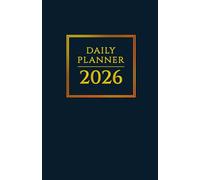 2026 Daily Planner One page per day: Daily diary for 365 days | 12 months from Jan 1, 2026 to Dec 31, 2026 (1 page per day) | Fully Lined and Dated Journal