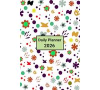 2026 daily planner one page per day: Hourly appointment book | Agenda for 365 days | Medium size 6 x 9 | Jan 2026 - Dec 2026