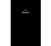 2026 Daily & Weekly Planner, Simple Stylish Neutral Black White Cover: 365 Day Schedule Plan, Jan- Dez, Extra Space For Notes