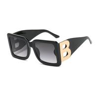 2026 Damen Trendy Design Quadratische Sonnenbrille m?nner Klassische Retro B-Dekorative Shades Eyewear, C2, Taglia unica