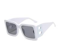 2026 Damen Trendy Design Quadratische Sonnenbrille m?nner Klassische Retro B-Dekorative Shades Eyewear, C4, Taglia unica