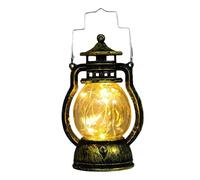 2026 Decorazione per Halloween, lampada a olio con statuetta luminosa a LED, candela elettronica, decorazione natalizia, luce notturna creativa, accessorio per la casa, regalo (F, 12 x 6 cm)
