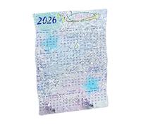 2026 Desk Calendar - Acrylic Clear Art Planner, Creative Desktop Calendar, 12 Monthly Small Calendars | Home School Room Study Planning Scheduling Decoration Organization For Daily Life