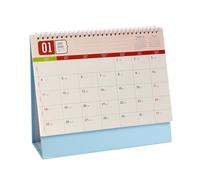 2026 Desk Calendar - Creative Desktop Planner | Self-Discipline Punch Card, Family and Office Schedule Organizer for Students, Teachers, Home, School, and Work Desks