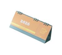 2026 Desk Calendar with Memo Pad & Comb Binding, Portable Monthly Planner for Home School Scheduling