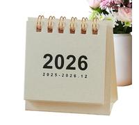 2026 Desk Calendar, Yearly Planner, 12 Month Daily Scheduler from Jan to Dec 2026 for Paper Planning and Organizing, Uffici, Schools, Classrooms, Homes 2.56x2.76x1.18 Inches