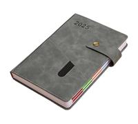 2026 Desk Planner - Calendar Monthly Layout | Portable Planner Layout, Leather Spiral Binding for Notes, Plan Organizer for Time Management Productivity, Monthly Calendar for Year 2026