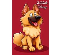 2026 Diary: Belgian Shepherd Dog (Laekenois) Dog: | A5 Week to View Dated from Jan 2026 to Dec 2026 | Weekly Planner Agenda Personal Organiser