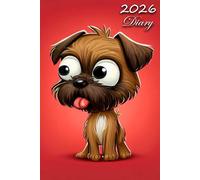 2026 Diary: Border Terrier Dog: | A5 Week to View Dated from Jan 2026 to Dec 2026 | Weekly Planner Agenda Personal Organiser