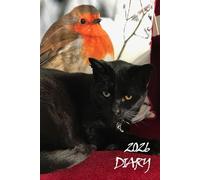 2026 Diary: Cat Lover's Planner, Organiser and Journal, Standard Size: Main UK , Canadian and US Holidays Black Cat Edition