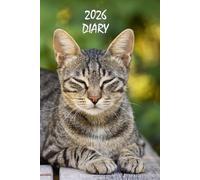 2026 Diary: Cat Lover's Planner, Organiser and Journal, Standard Size: Main UK , Canadian and US Holidays Tabby Cat Edition