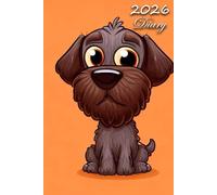 2026 Diary: German Wirehaired Pointer Dog: | A5 Week to View Dated from Jan 2026 to Dec 2026 | Weekly Planner Agenda Personal Organiser