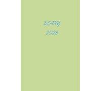 2026 Diary: Green|One page per day| write your thoughts everyday| 5.5”x8.5”|402pages