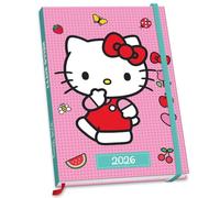 2026 DIARY HELLO KITTY WEEK TO VIEW HARDBACK A5 DIARY OFFICIAL PRODUCT