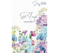 2026 Diary Planner A5 week per Page - Shit I Must Remember - 2026 Year Planner