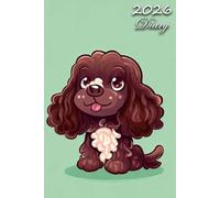2026 Diary: Spaniel Irish Water Dog: | A5 Week to View Dated from Jan 2026 to Dec 2026 | Weekly Planner Agenda Personal Organiser