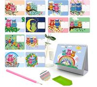 2026 DIY Diamond Art Desk Calendar, Creative Design Thick Paper Calendar, Art Painting, DIY Craft Gift (#1)