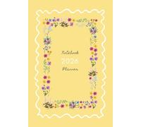 2026 Duo Planner Notebook A5, 12 Months to View Calendar, Simple Layout to Plan Monthly Daily, Suitable for Beginner, Lined Pages for Note-Taking, ... Design, 6”x9”, Softcover, Stationery Gift