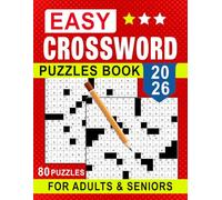 2026 Easy Crossword Puzzles Book for Adults & Seniors: Light and Refreshing Wordplay for Everyday Enjoyment