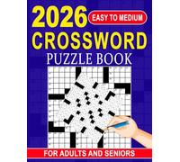 2026 Easy To Medium Crossword Puzzle Book for Adults and Seniors