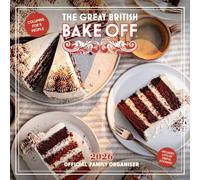 2026 FAMILY ORGANISER THE GREAT BRITISH BAKE OFF 5 COLUMN MONTH TO VIEW SQUARE WALL CALENDAR OFFICIAL PRODUCT
