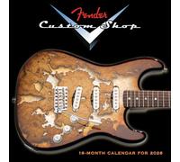 2026 Fender(r) Custom Shop Guitars Wall Calendar