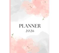 2026 Floral Planner Spiral Bound Journal | Pastel Wildflower Cover