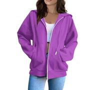2026 Giacca con cappuccio da donna con cerniera come una felpa a maniche lunghe lusinghiera alla moda, RD2, M