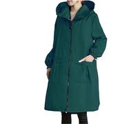 2026 Giacca di transizione da donna Casual lungo grembiule per le donne, olio, grembiule da cucina leggero per, lavoro di cucina, Verde scuro, XXL