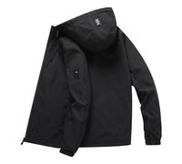 2026 Giacca di transizione da uomo piumino da uomo per l'inverno, ispessito interno esterno per indossare un cappotto di piumino d'anatra bianco freddo, Nero , 3XL