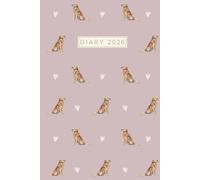 2026 Golden Retriever Diary Hardcover: Week to View Schedule Organizer, Planner & Journal