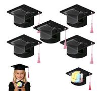 2026 Graduation Candy Dome Greeting Card Gift with Tassel Chocolate Box,Graduation Decorations Party Candys Gift Boxes,DIY Graduations Cap Candy Cards Boxes for School Students Ceremony Party (5PCS)