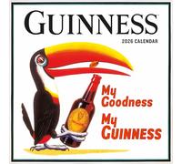 2026 Guinness, Poster Art Wall Calendar