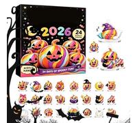 2026 Halloween Advent 24 Days Festive Miniature Acrylic Vibrant Holiday