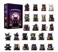 2026 Halloween Countdown Calendar, 24 Days Acrylic Cat