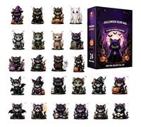 2026 Halloween Countdown Calendar | 24 Days Of Advent 2d Acrylic Cats